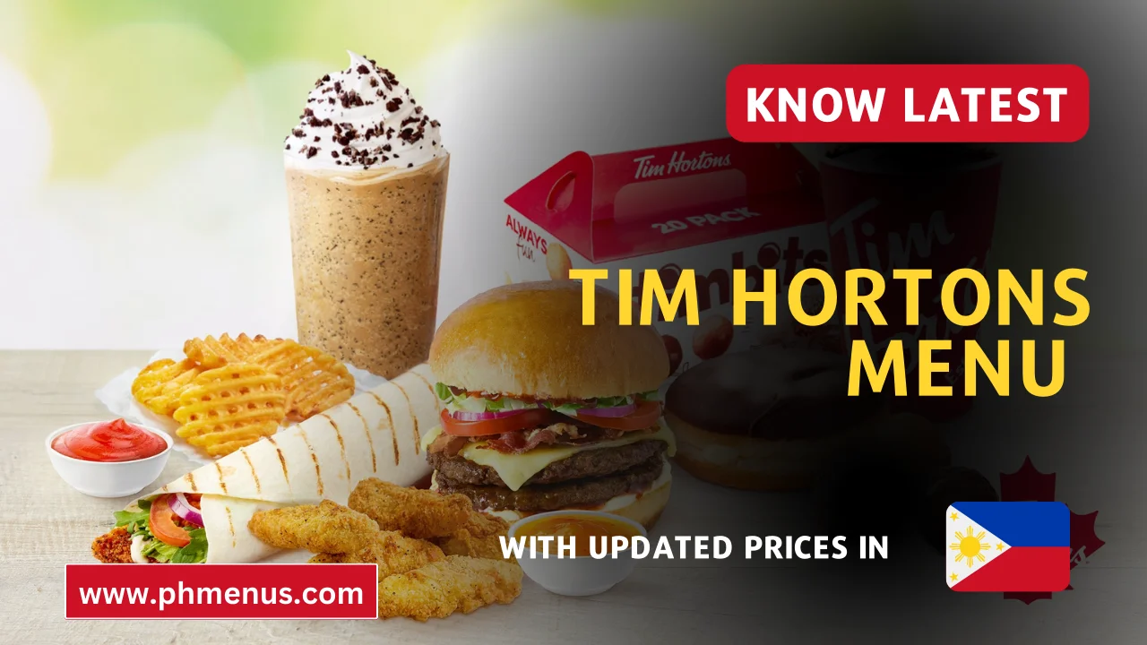 Tim Hortons Menu Prices Canada