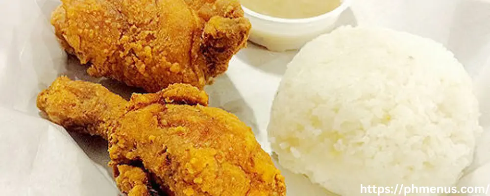 Army Navy Chicken menu in Philippines