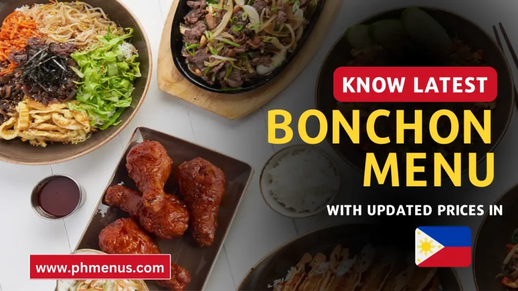 BonChon Menu Prices