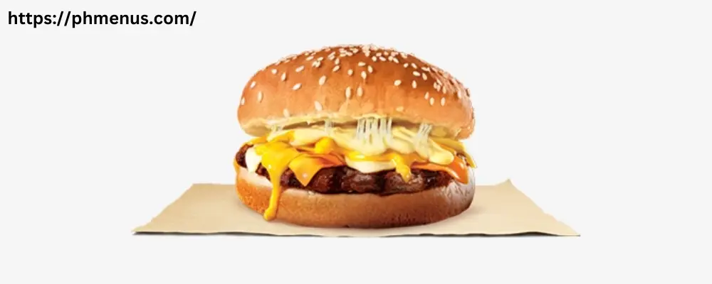 Burger King 4 Cheese Whopper Menu Prices