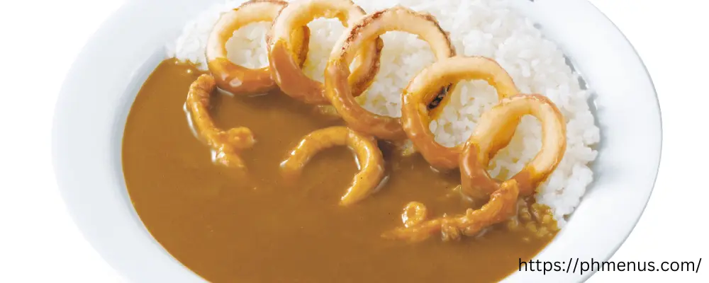 Coco Ichibanya Seafood Curry Menu