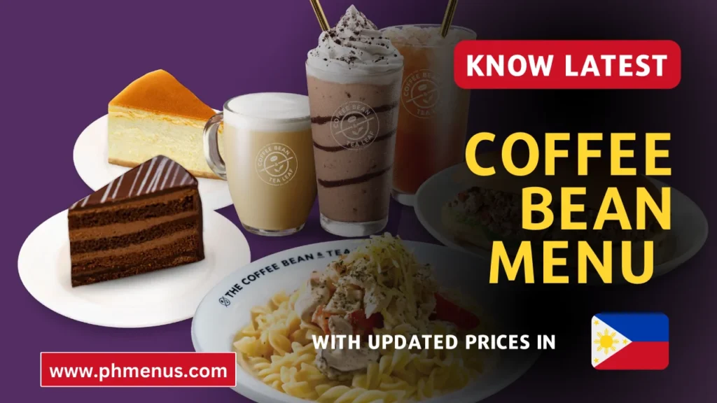 Coffee Bean Menu Prices