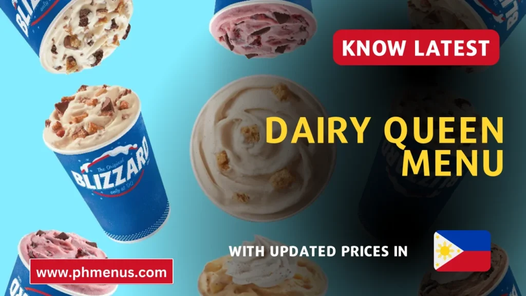 Dairy Queen Menu Prices