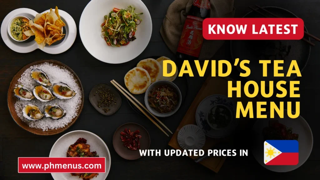David's Tea House Menu Prices