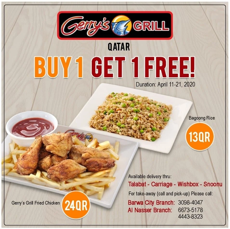 Gerry’s Grill Deal
