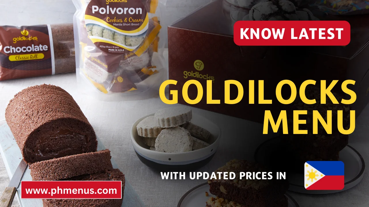 Goldilocks Menu Prices