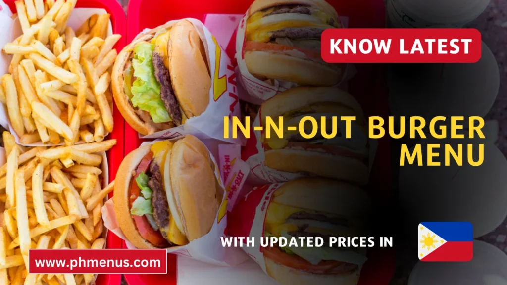 In-N-Out Burger menu prices