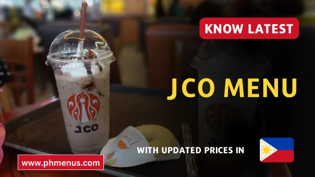 JCo Menu Prices