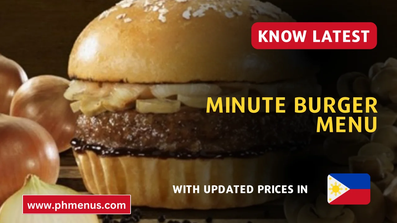 Minute Burger menu prices