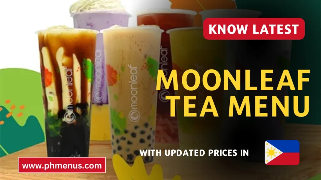 Moonleaf Tea Menu Prices
