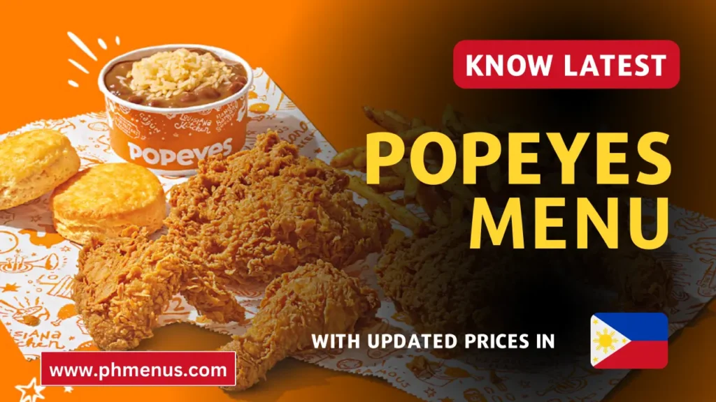 Popeyes Menu Prices