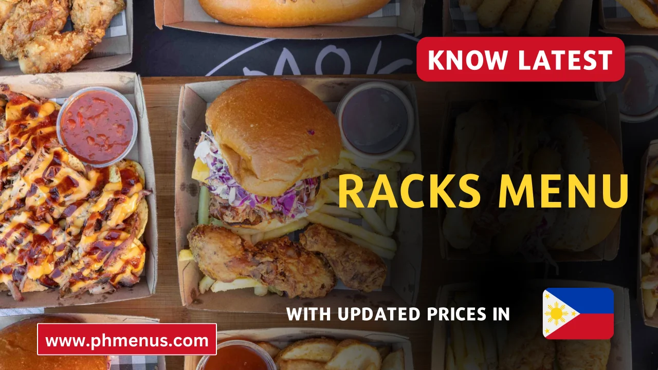 Racks menu prices