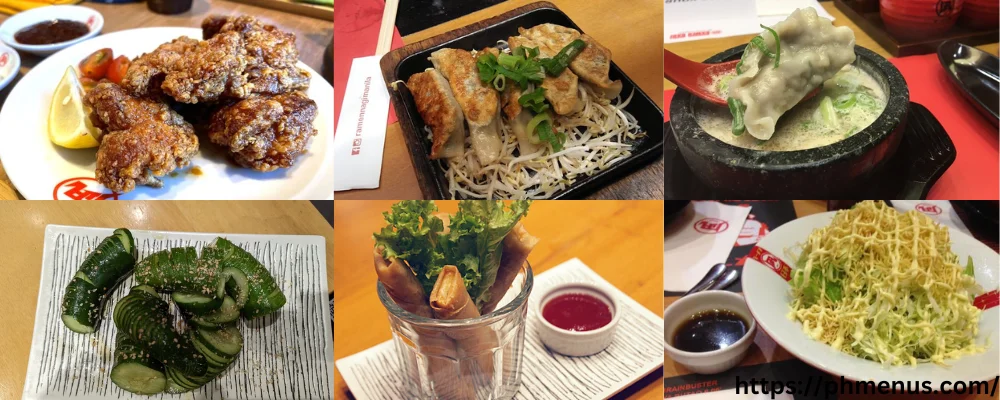 Ramen Nagi Side Dishes menu
