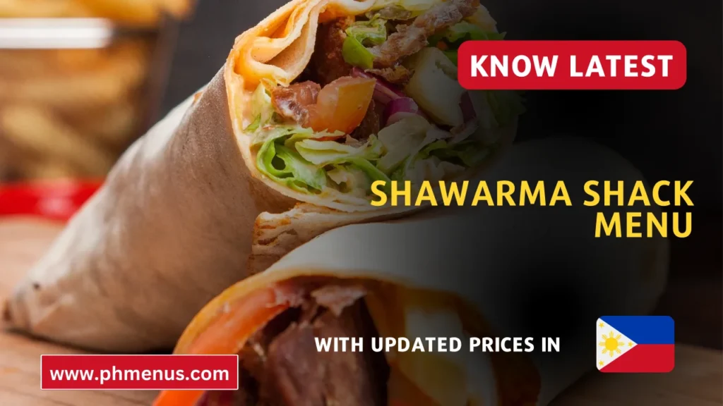 Shawarma Shack menu prices