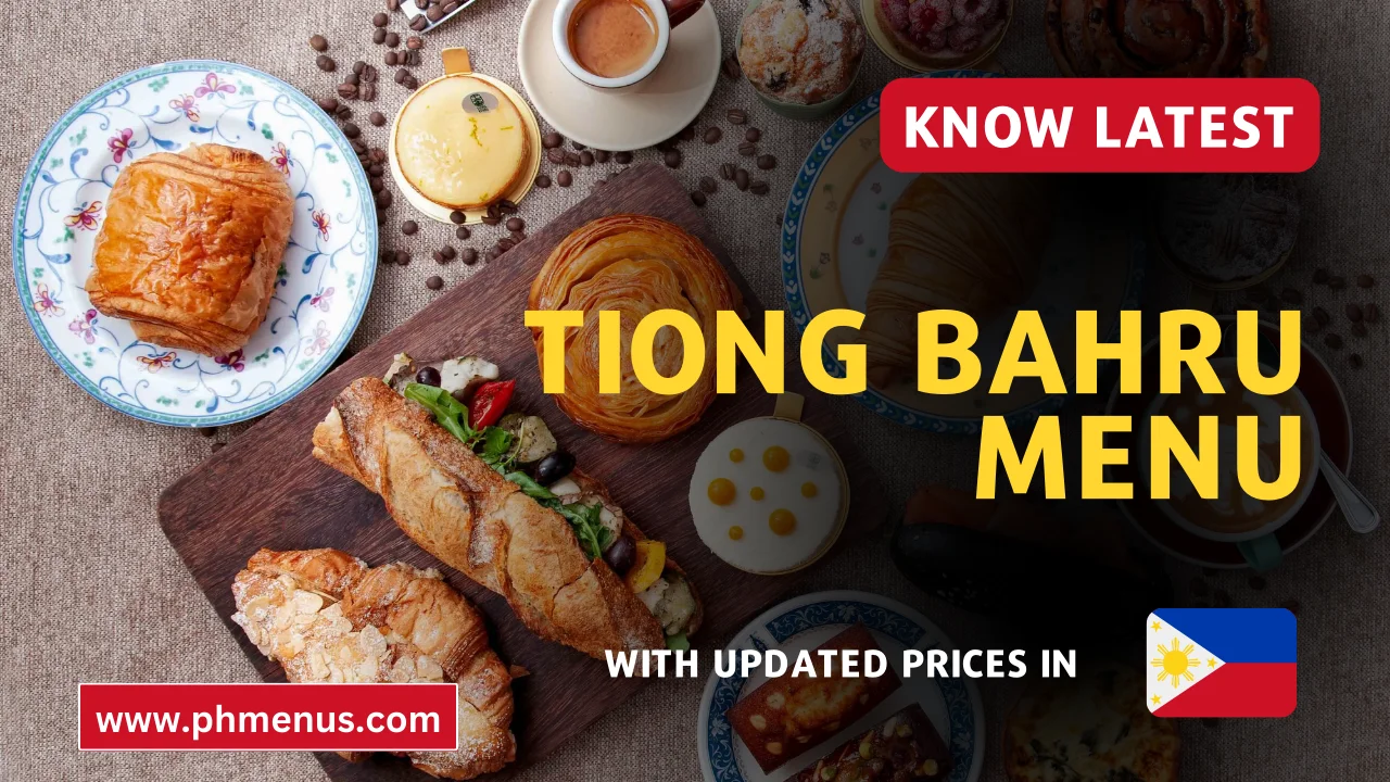 Tiong Bahru menu prices