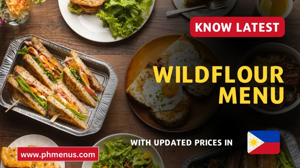 Wildflour menu prices