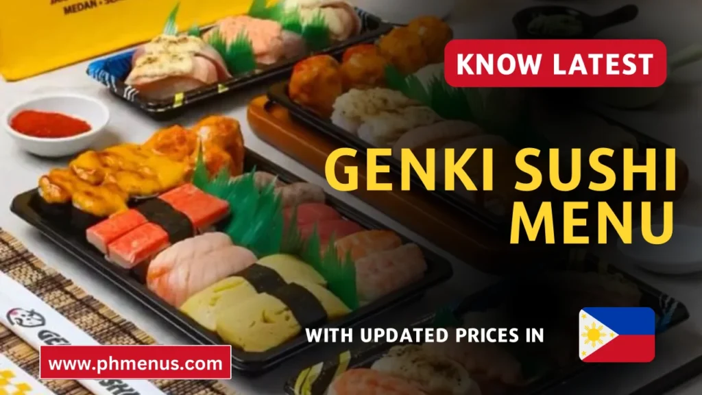 Genki Sushi Menu