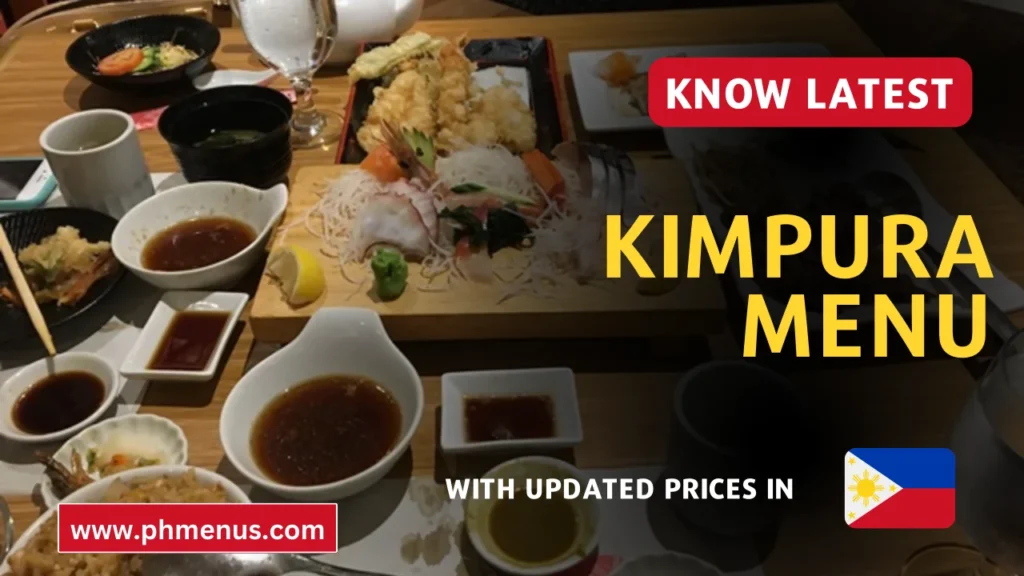 Kimpura Menu