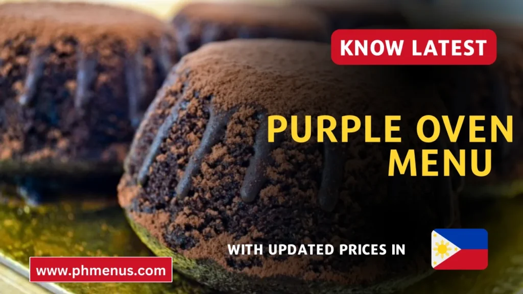 Purple Oven menu Prices