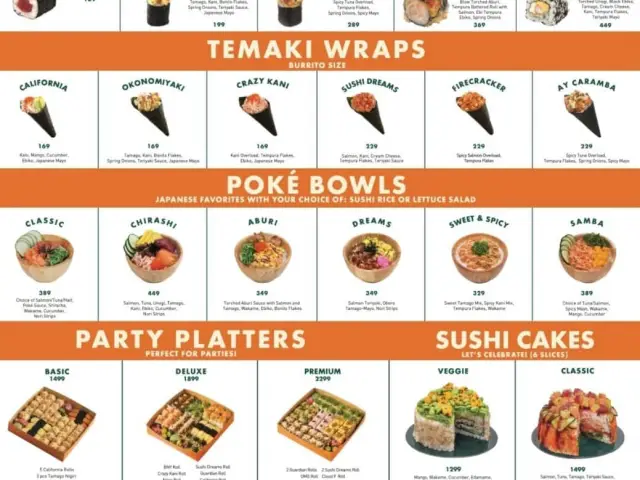 Sushi Nori OISHII BOX Menu