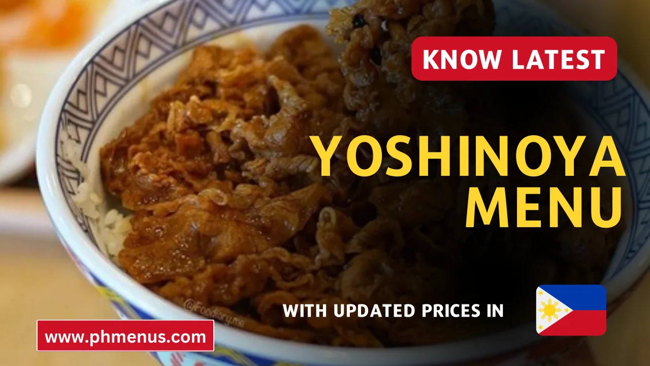 Yoshinoya Menu Prices