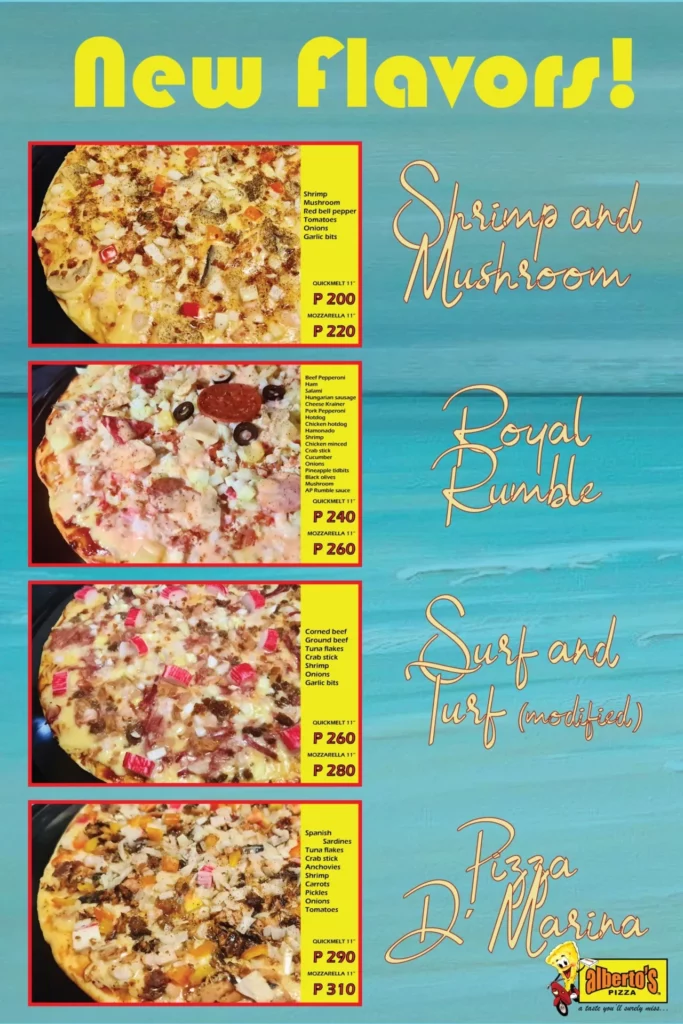 Alberto’s Pizza BEVERAGES Menu