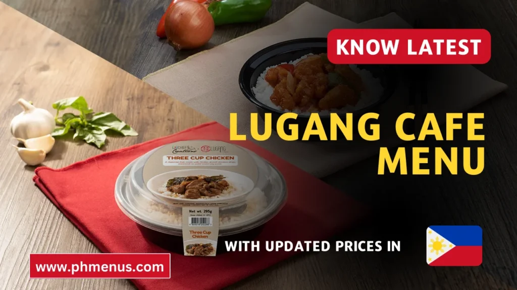 Lugang Cafe Menu