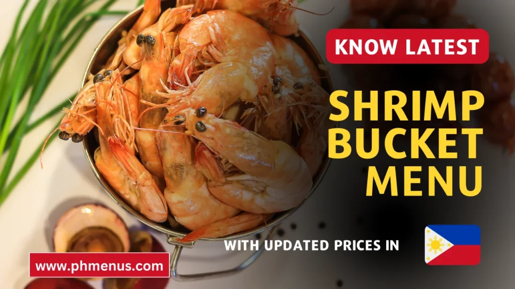 Shrimp Bucket menu