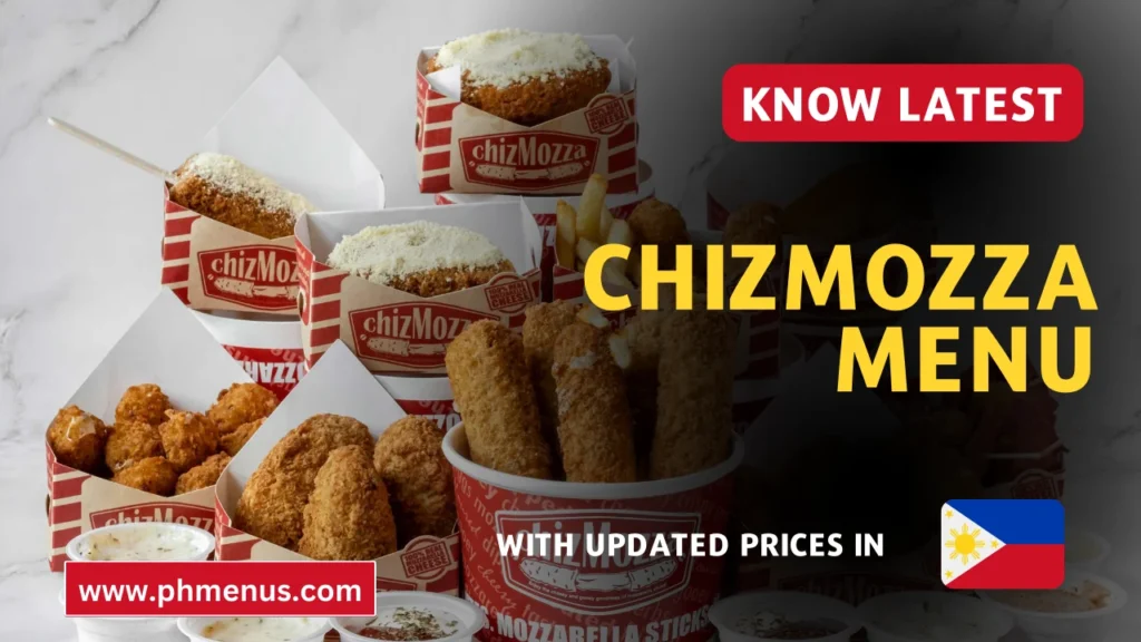 Chizmozza Menu