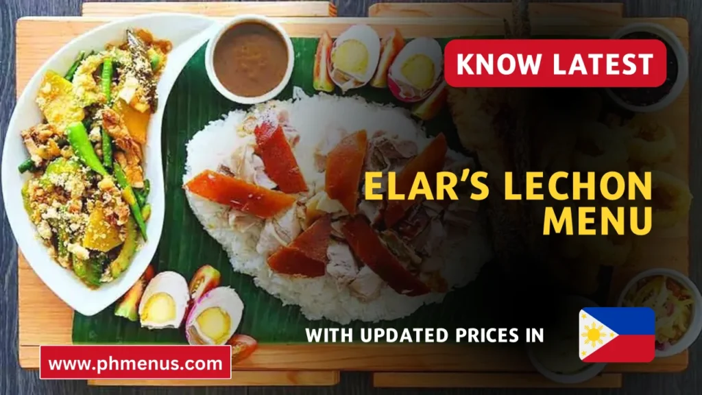 Elar’s Lechon Menu