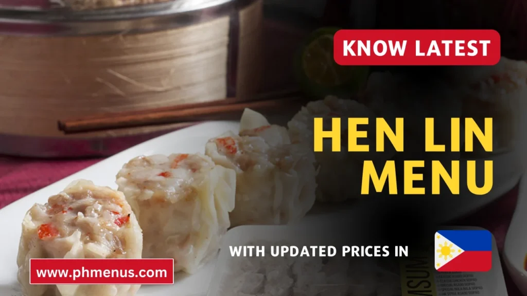 Hen Lin Menu