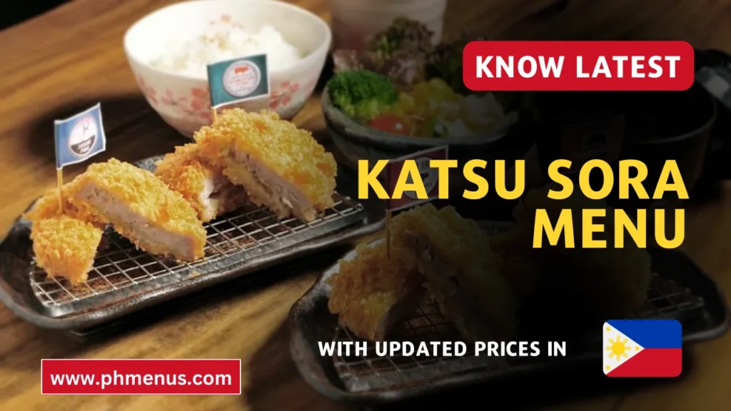 Katsu Sora Menu