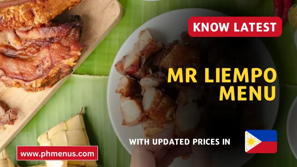 Mr Liempo Menu