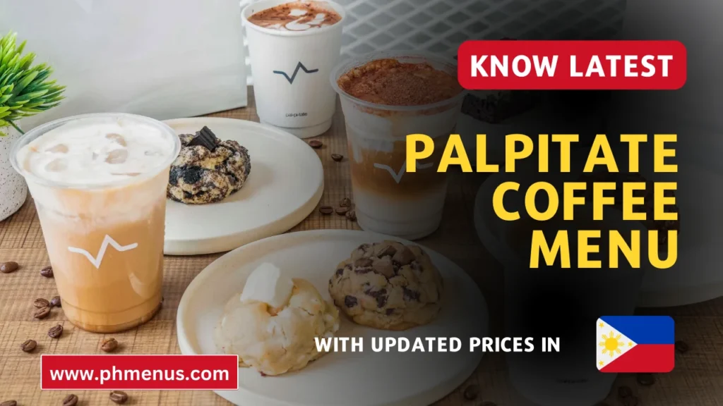 Palpitate Coffee Menu