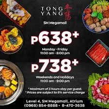 Tong Yang Menu Prices