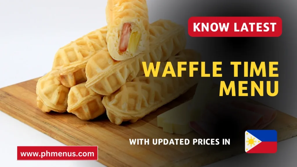 Waffle Time Menu