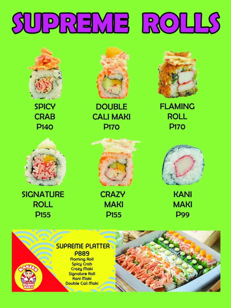 Kanzen Sushi Prime Boxes Menu