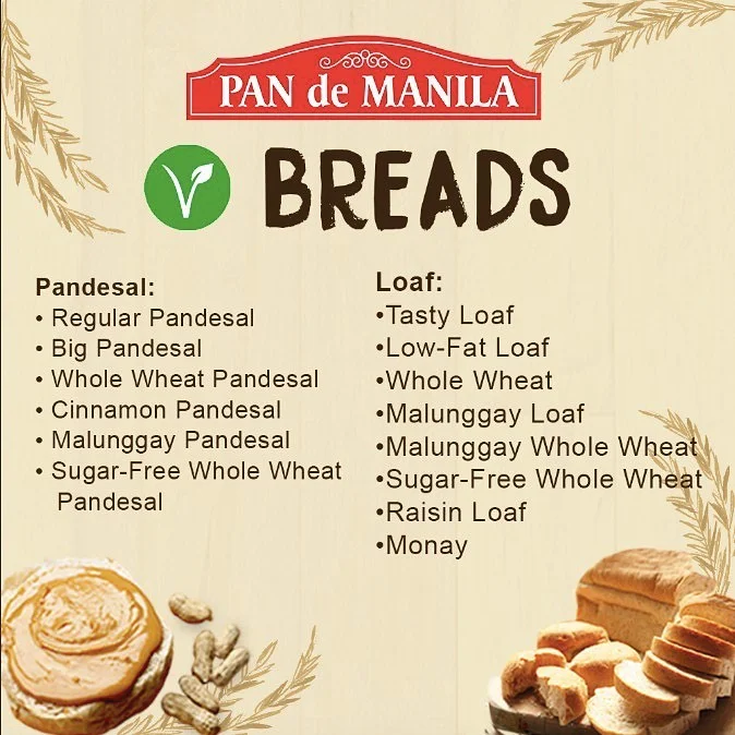 Pan de Manila Pandesal with Palamans Menu