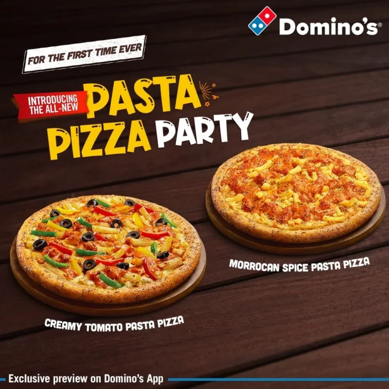 Domino's Pizza Pasta Menu Prices