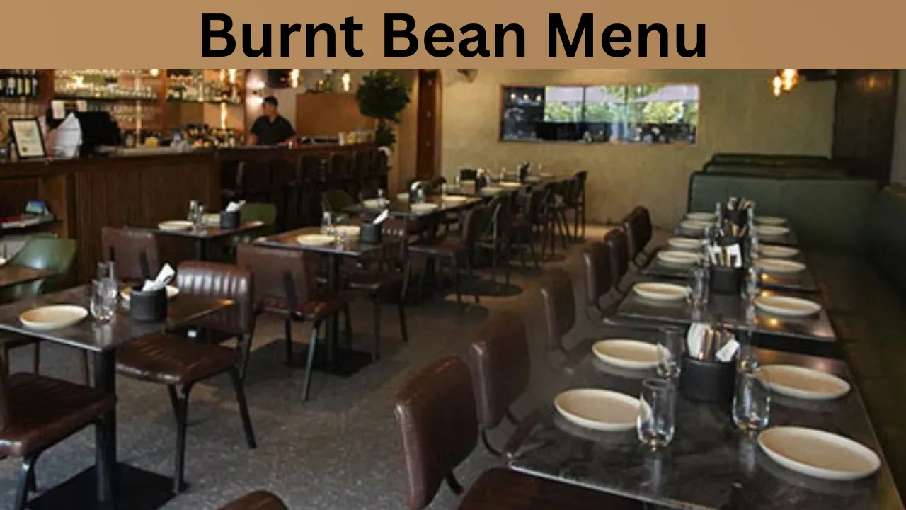 Burnt Bean Menu