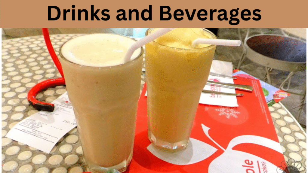 Drinks and Beverages