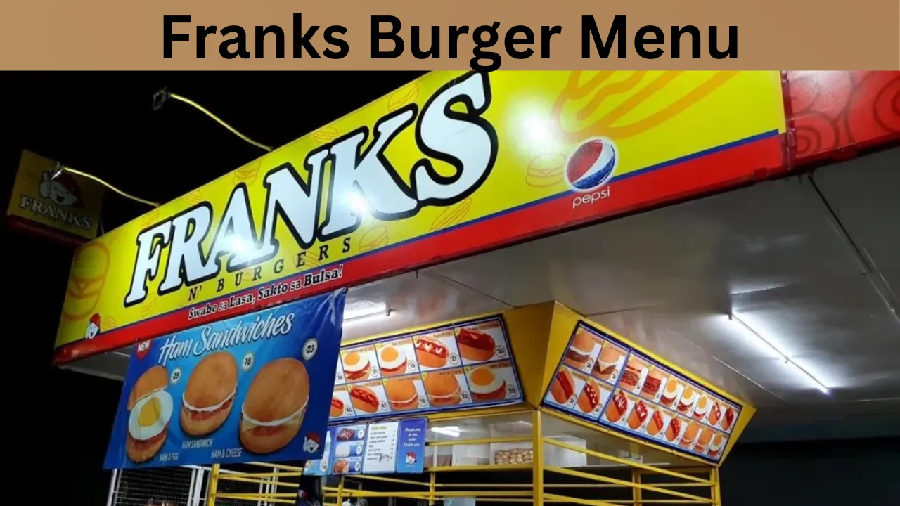 Franks Burger Menu