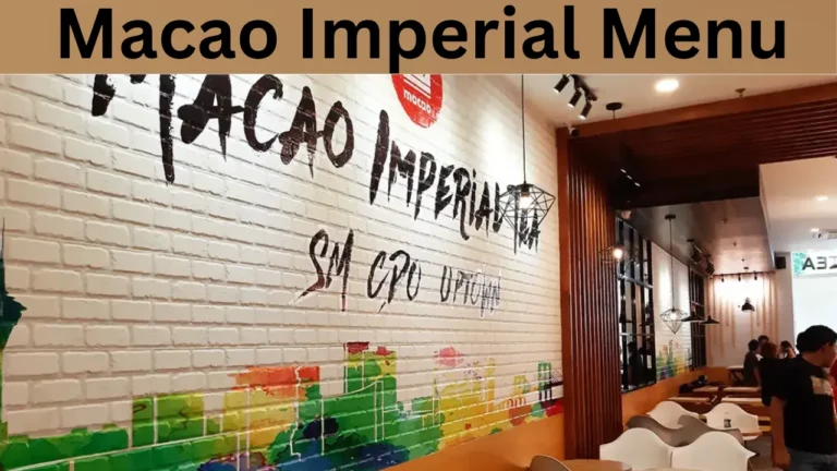 Macao Imperial Menu