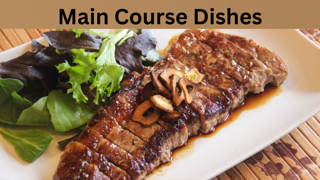 Main Course Dishes