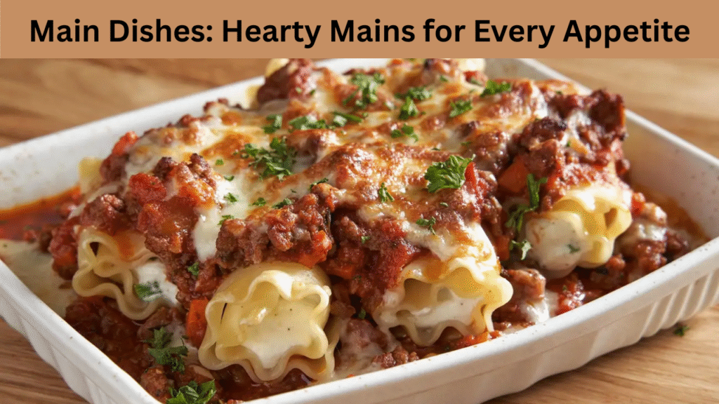 Main Dishes Hearty Mains for Every Appetite