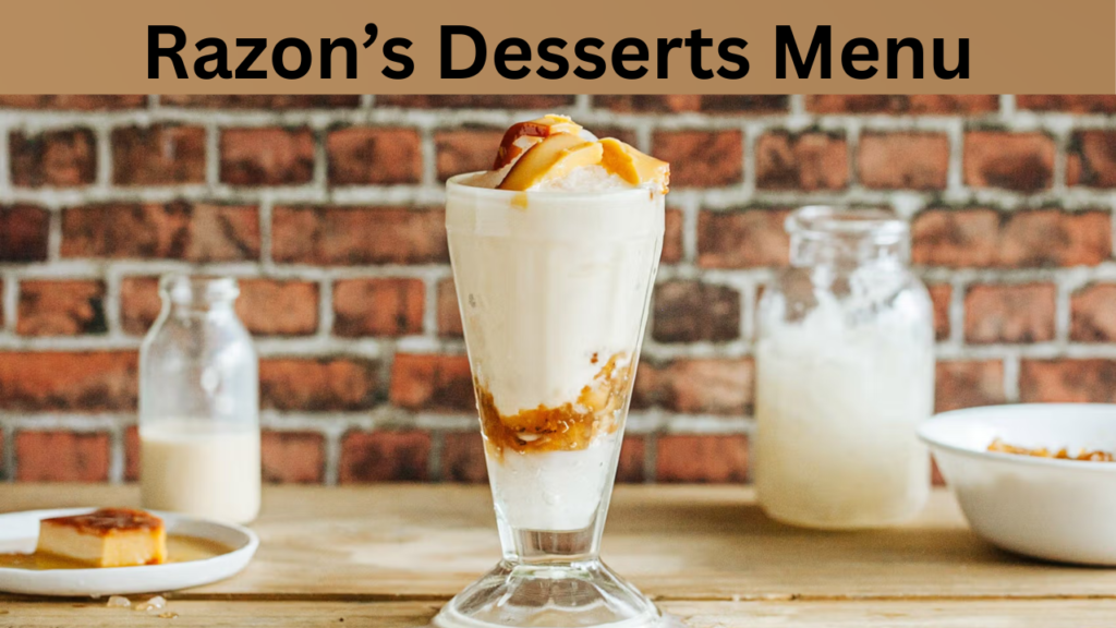 Razon’s Desserts Menu