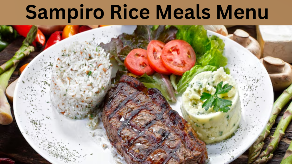 Sampiro Rice Meals Menu