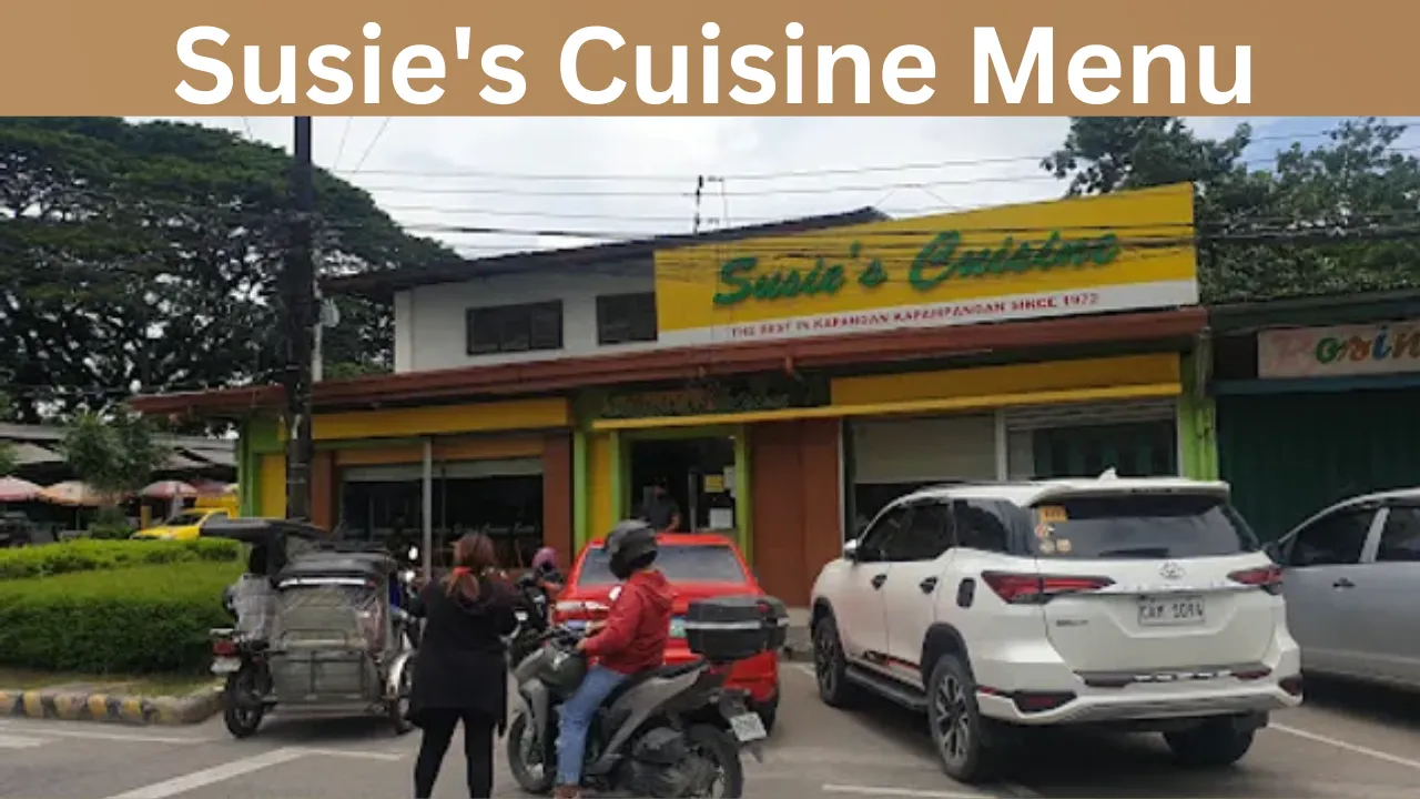 Susie's Cuisine Menu