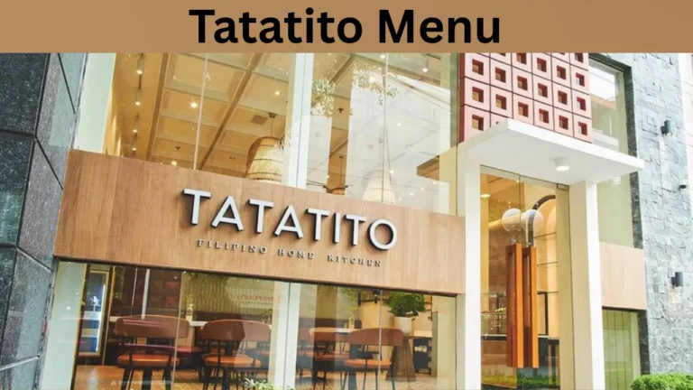 Tatatito Menu