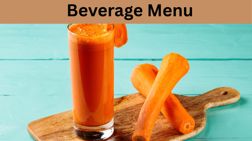 Beverage Menu 